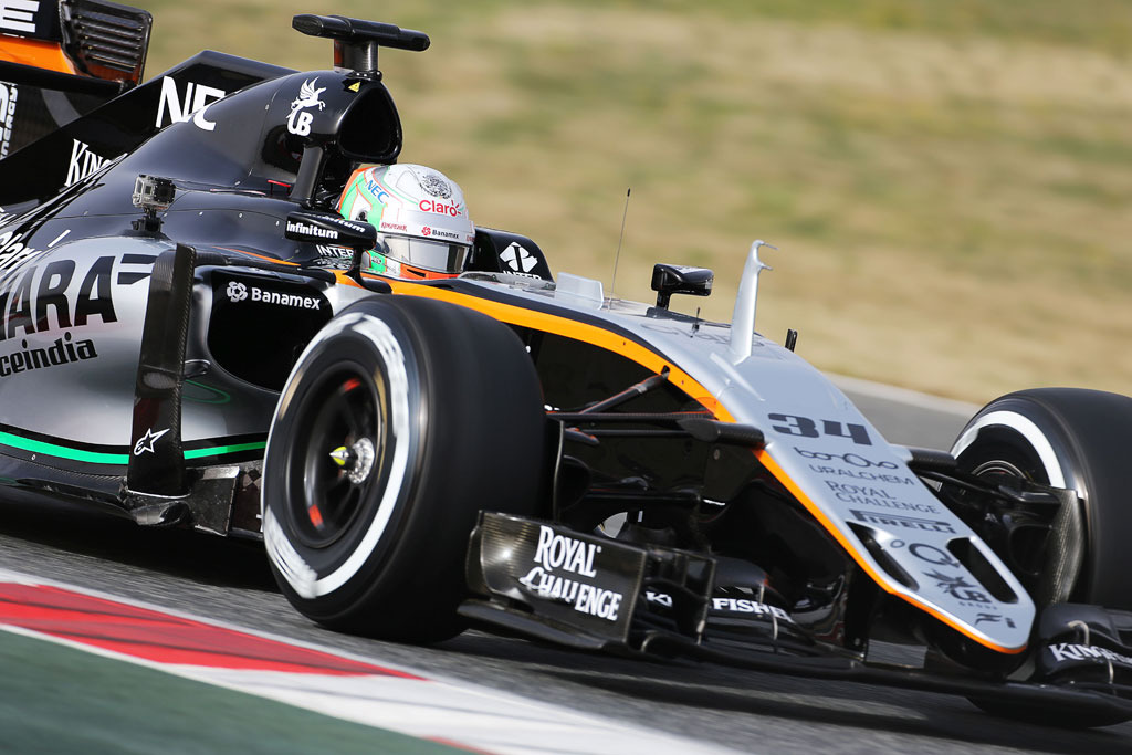 直筆サイン】フォースインディアF1チーム支給品ペレス実使用2017 直筆サイン】フォースインディアF1チーム支給品ペレス実使用2017